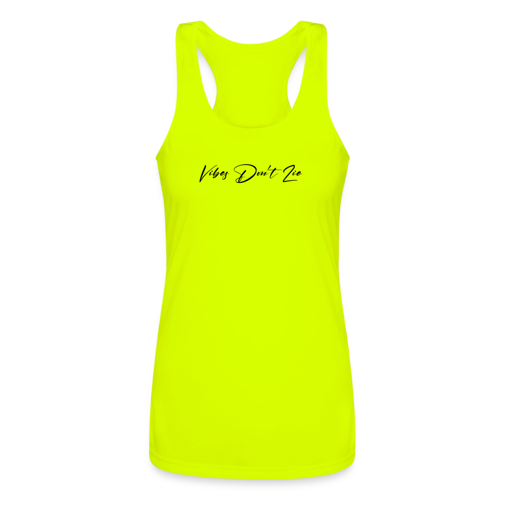 Vibes Don’t Lie Tank Top Women - neon yellow