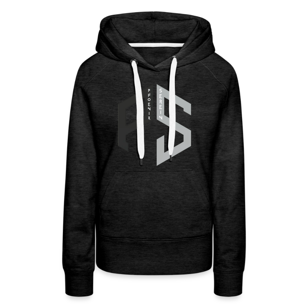 PS Logo Hoodie Women - charcoal grey