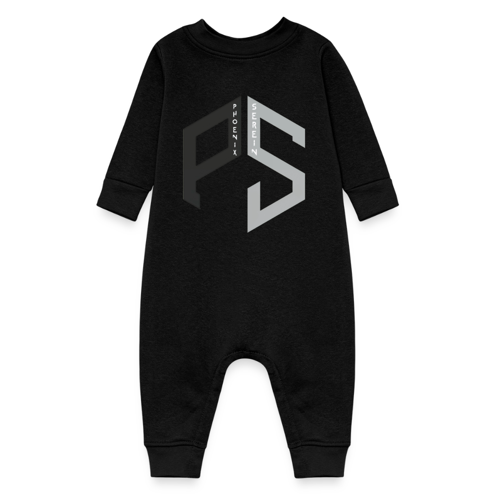 PS Logo Baby Fleece One Piece - black