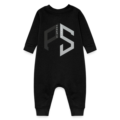 PS Logo Baby Fleece One Piece - black