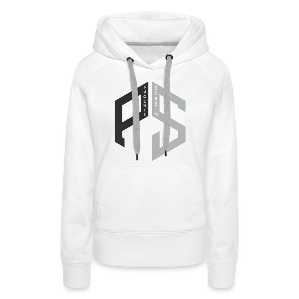 PS Logo Hoodie Women - white