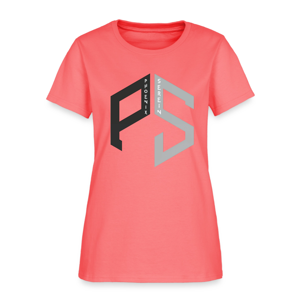 PS Logo T-Shirt Women - coral