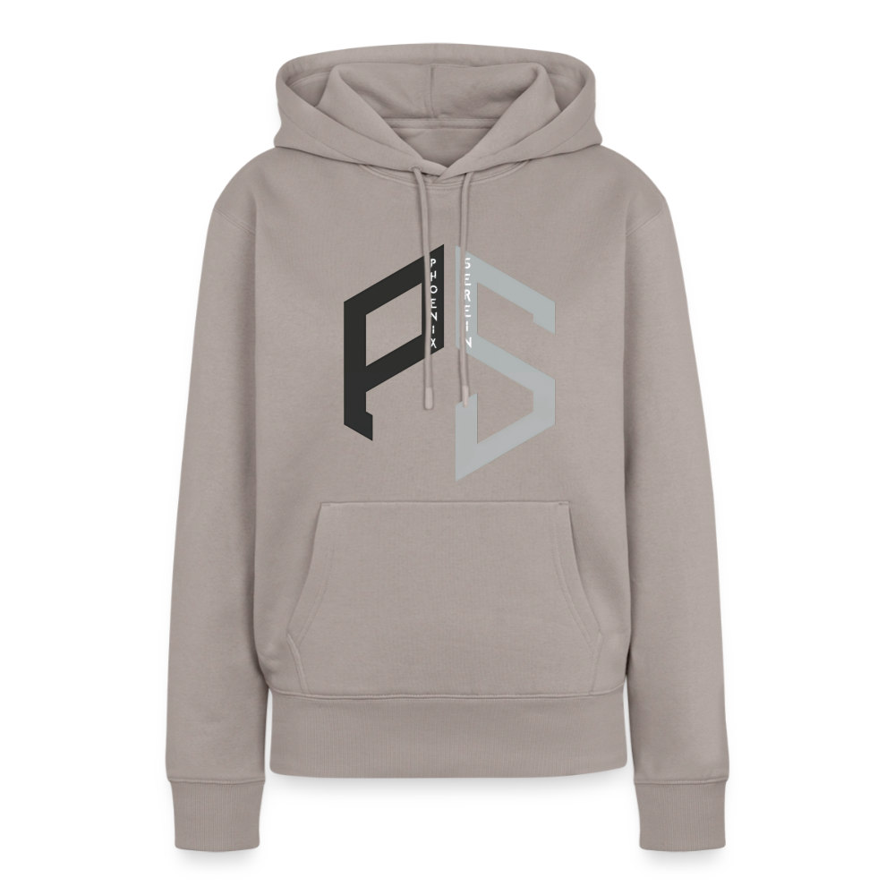PS Logo Hoodie Women - taupe