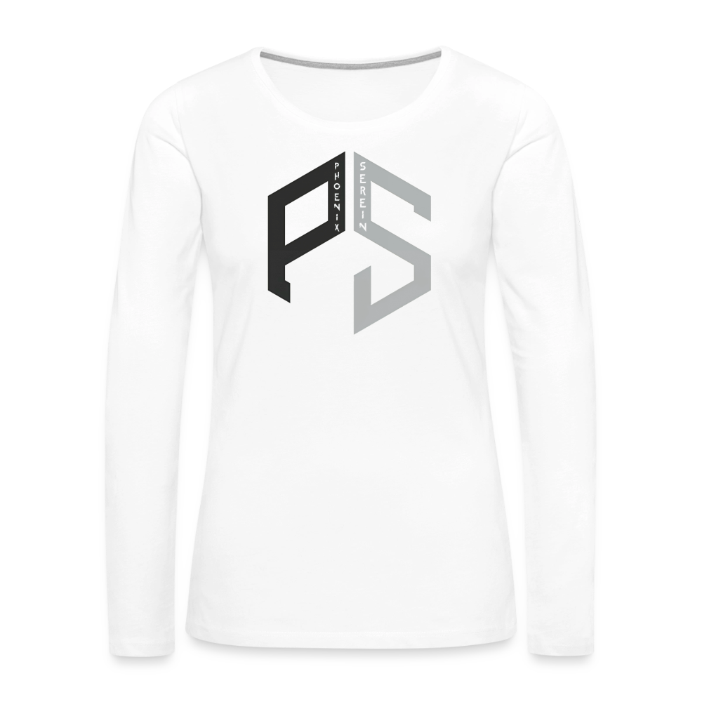 PS Logo Long Sleeve T-Shirt Women - white