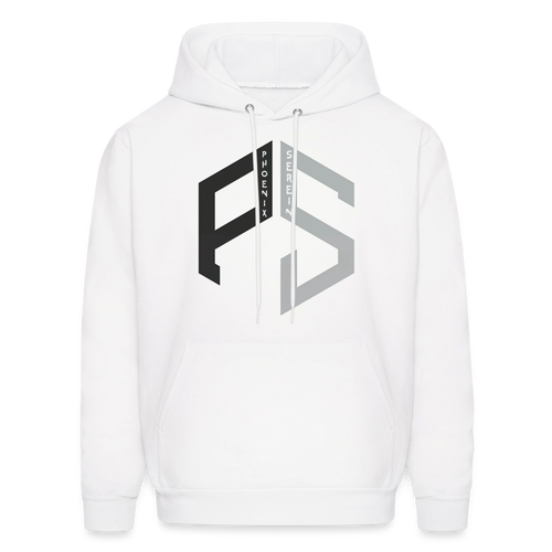 PS Logo Hoodie Mens - white