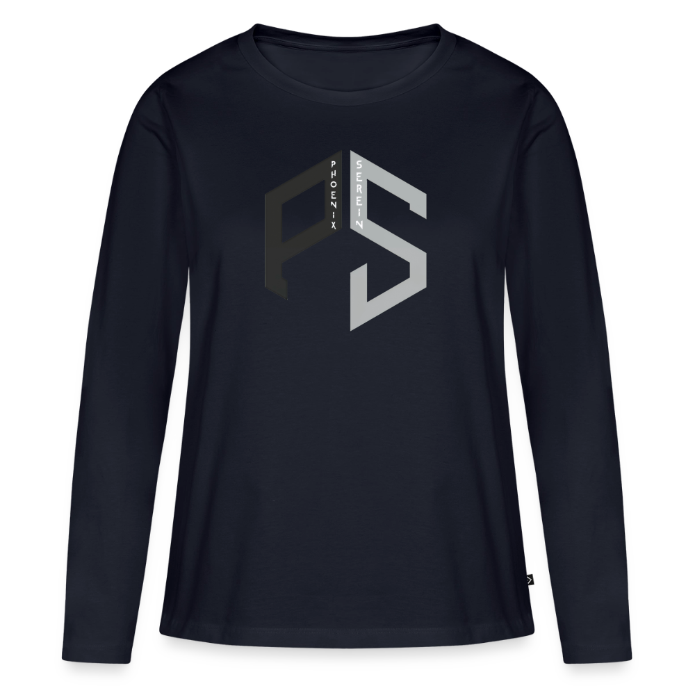 PS Logo Long Sleeve T-Shirt Women - navy