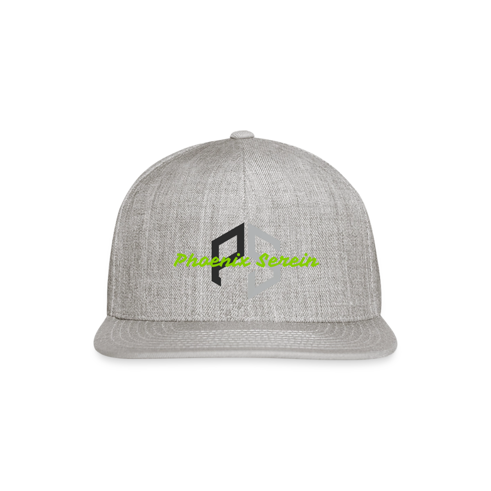 PS Logo Snapback - heather gray