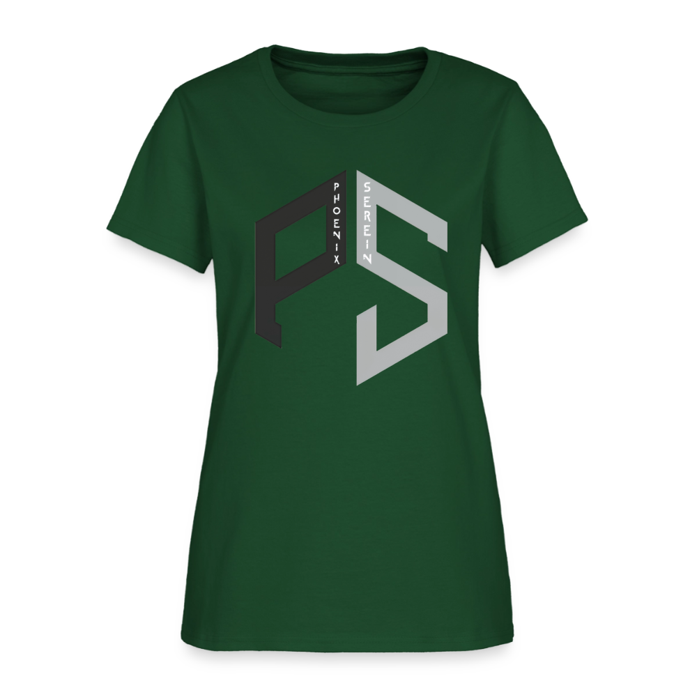 PS Logo T-Shirt Women - forest green
