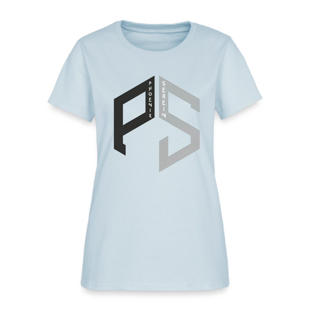 PS Logo T-Shirt Women - light blue