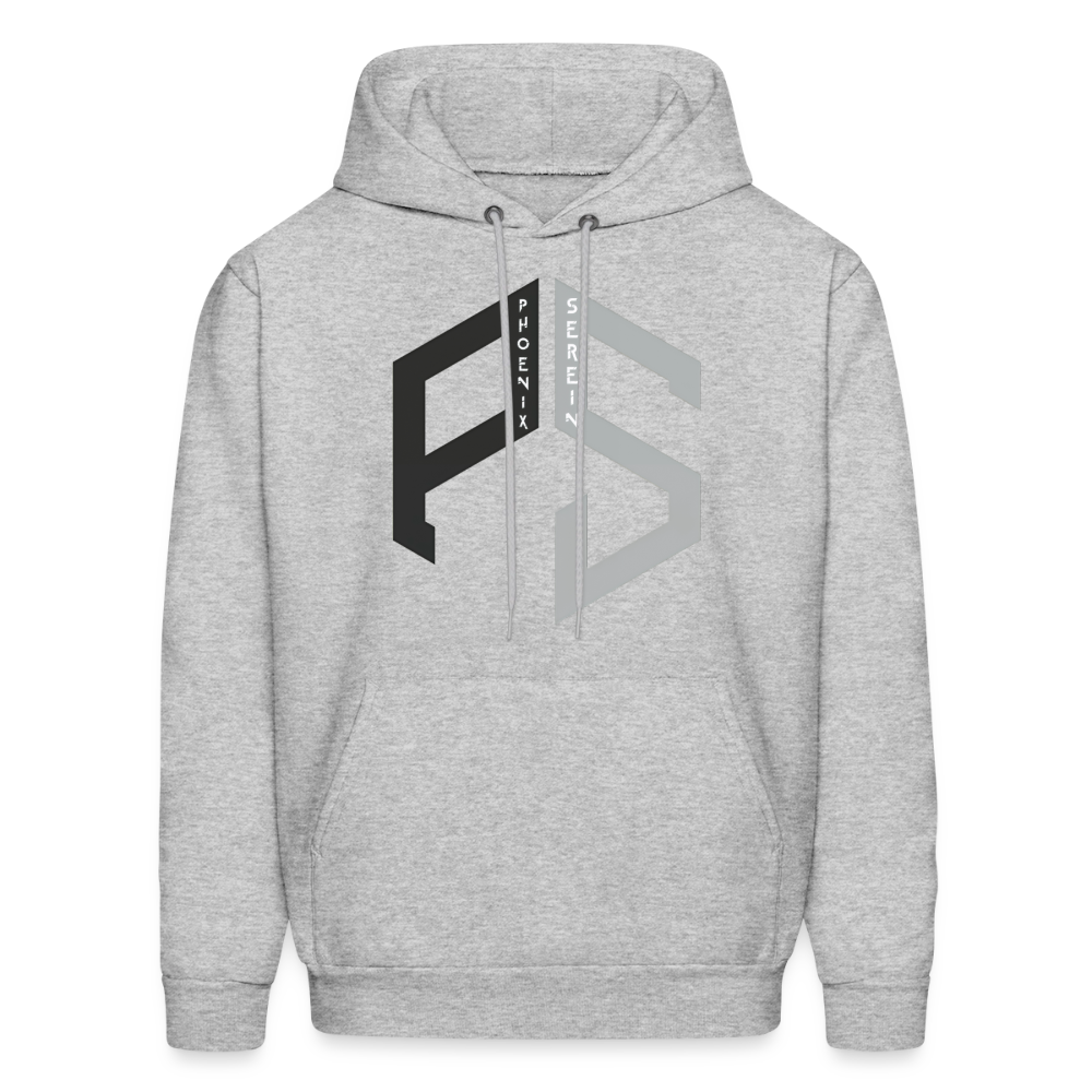 PS Logo Hoodie Mens - heather gray
