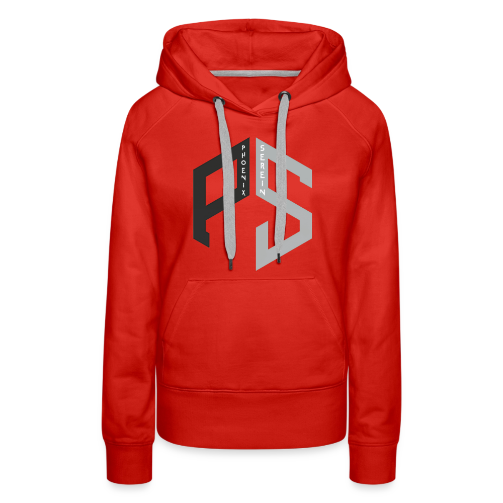 PS Logo Hoodie Women - red
