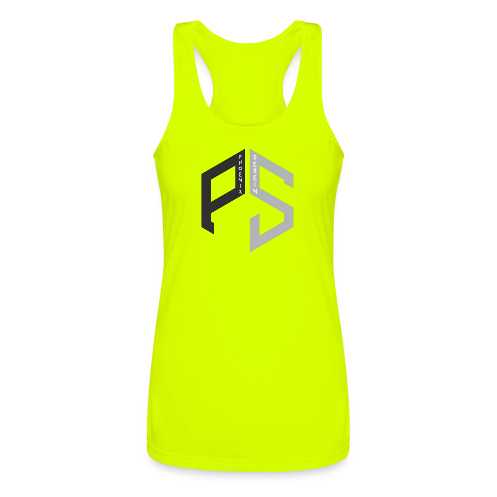 PS Logo Tank Top Womens - neon yellow