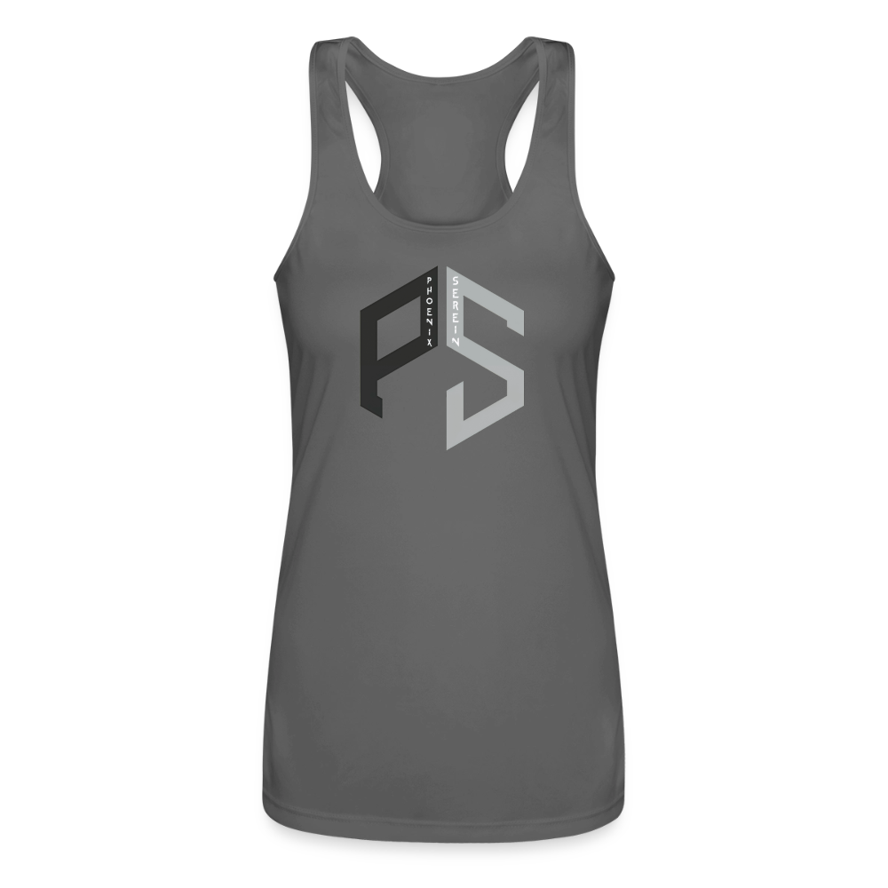 PS Logo Tank Top Womens - charcoal