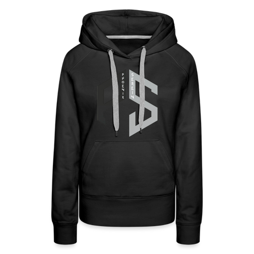 PS Logo Hoodie Women - black