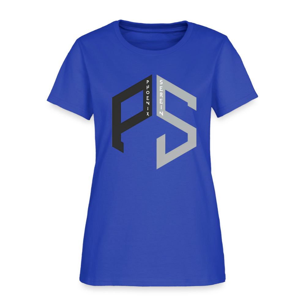 PS Logo T-Shirt Women - royal blue
