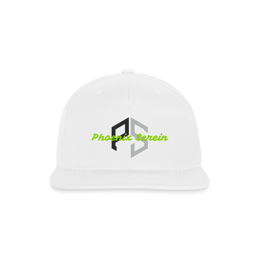PS Logo Snapback - white